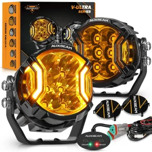 AUXBEAM 3 Inch 108W LED Pod Lights Driving Lights
